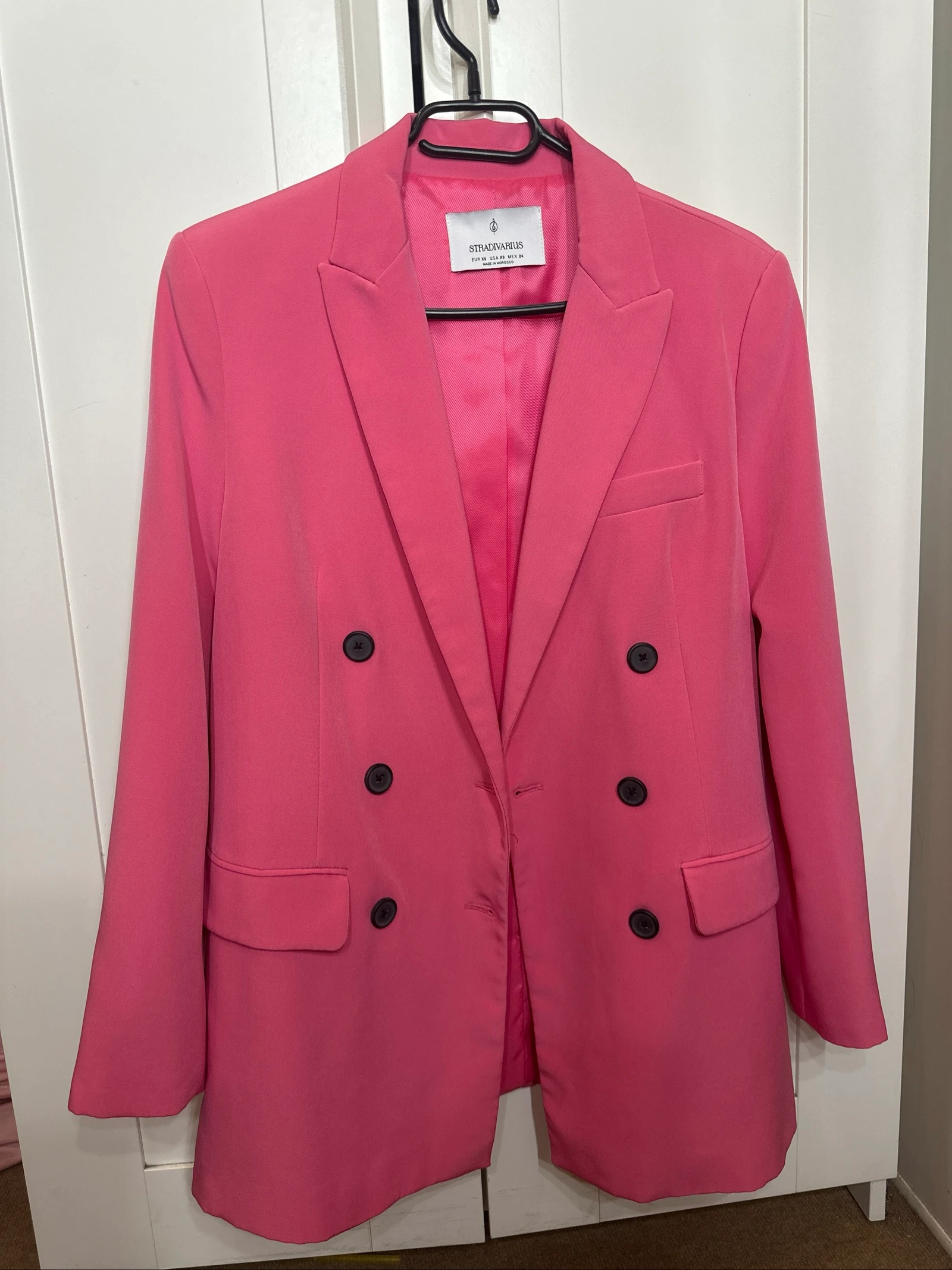 Blazer fucsia oversize